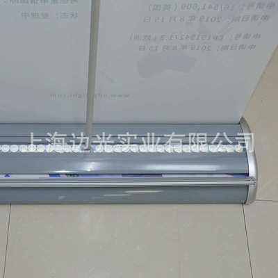 易活动落地式拉双面广告发光易宝室内伸缩展示架海报 led拉宝折叠