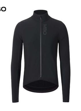 新款MB男子0度双层骑行夹克朗冬月绒季防O风抓公路骑行运动夹克