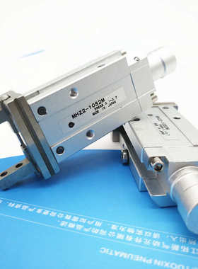 手指气缸MHZ2-10D/MHZ2-10SM夹爪尾部进气 单作用手指SE/SD/SK