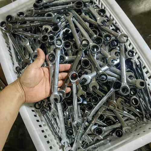 棘4355轮扳手绿色布装袋1组2支套汽修工具套两用开扳口手机修工具