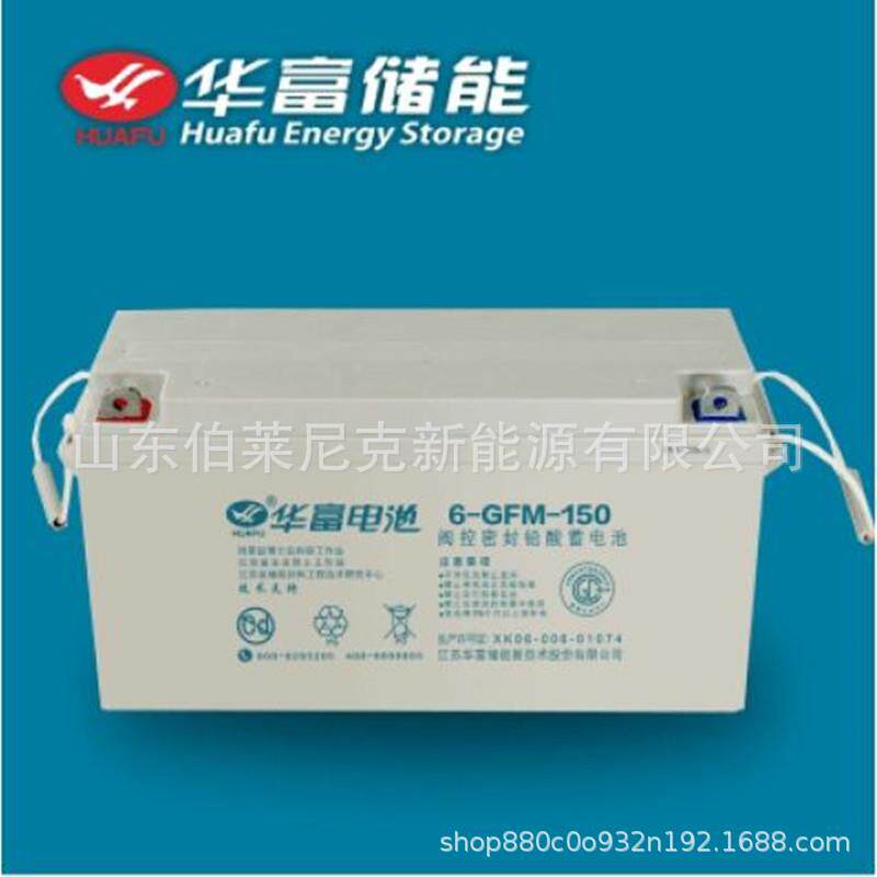 华富储能型带引线蓄电池6-CN-80/12V80AH工业电瓶太阳能蓄电池