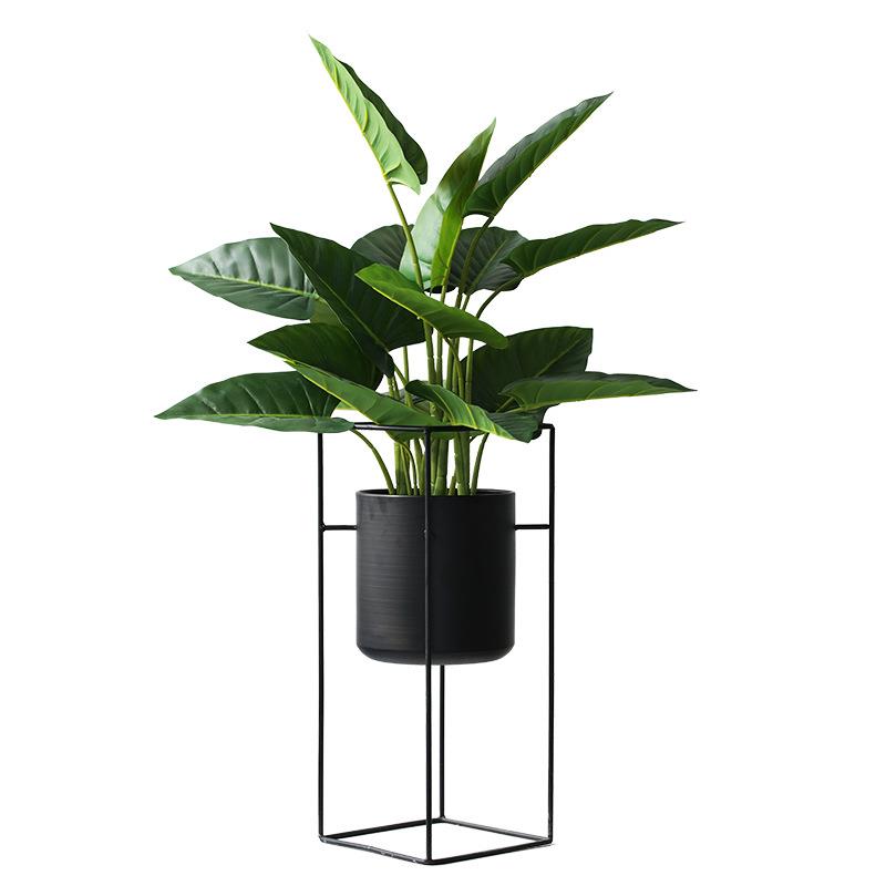 以真法莲仿植盆栽中型落ZVL地绿植室物内饰盆景创意装摆件龟背