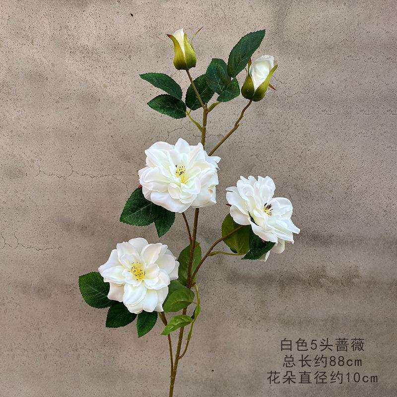 仿真蔷薇月季婚庆拱门装饰假花手捧花人造花家居客厅酒店婚庆装饰