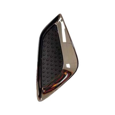 适配19-20款三菱Outlander前保险杆下饰板装饰块前杠下唇银色亮条