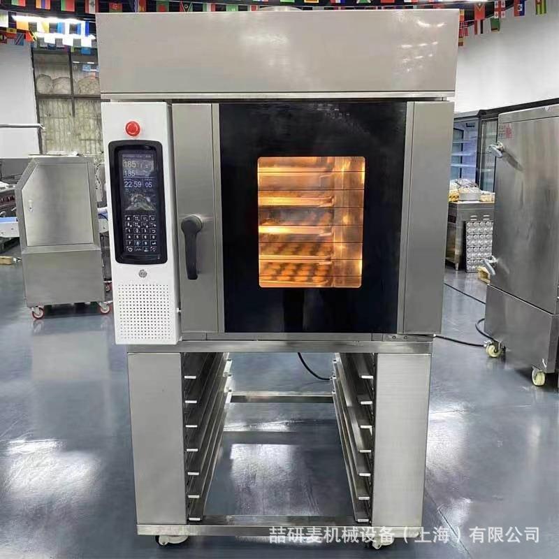 喆研麦5盘10盘15盘热风旋转烤炉商用热风对流烤箱智能电脑版烤箱