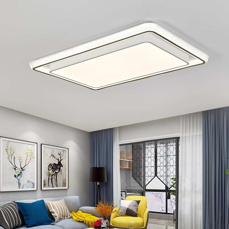 大气房间客厅现代高级卧室感简约灯具水晶灯高亮仿轻钻灯款温馨奢