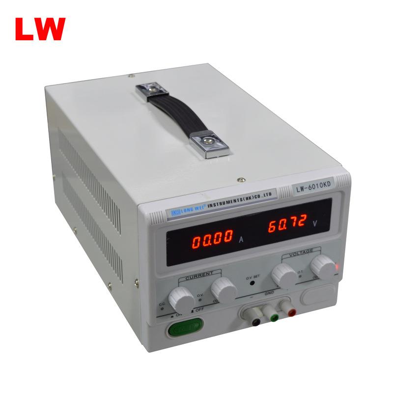 LW6010KD龙威直流稳压电源60V10A可调电镀测试老化开关电源