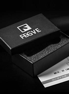 fegveS303316匙L不锈钢钥扣男女车用钥匙链腰挂创意手字刻锁工匙