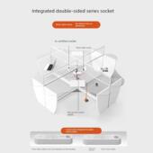 创意屏工作站4 8员工桌椅组合异形金融四人电脑桌