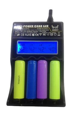 18650充电器4槽 21700锂电池四槽 26650AA5号镍氢LCD充电器