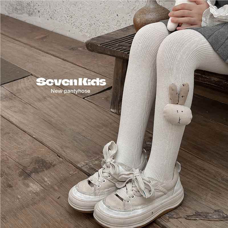 儿童连裤袜子春秋款女童打底袜子宝宝婴儿秋冬季白色连体连脚裤袜