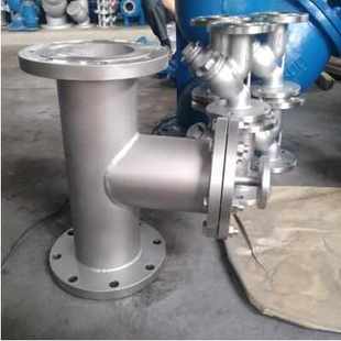 过滤器化工管道法兰T型过滤器 工业不锈钢T型过滤器固液分离直流式