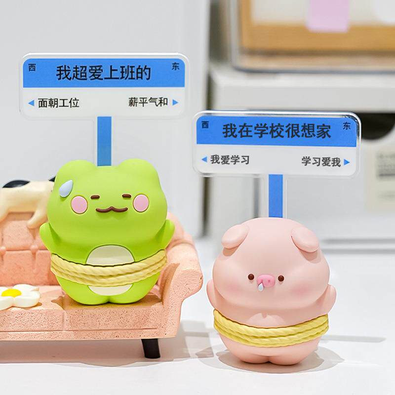 可爱萌宠汗流背小摆浃件趣BB2621打工公人办桌面装饰品味厂家直销