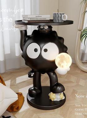 创意客厅电视柜旁边艺术落地煤球置物架收纳装饰乔迁新居礼品摆件