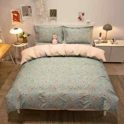 高档南家纺02024新款床上四件套100全棉4纯棉全棉18x220x20双通人