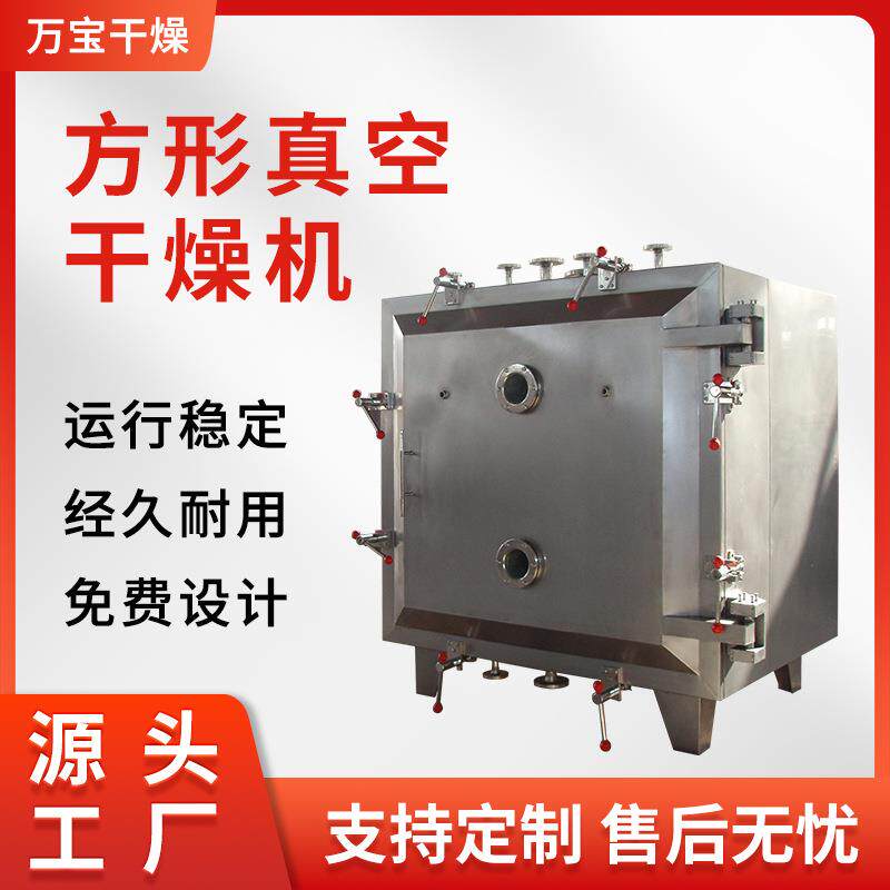 静态干燥箱 电加热方形真空干燥箱 原料真空烘干机