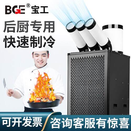宝工工业冷风机厨房岗位降温冷气机压缩机局部制冷移动空调All