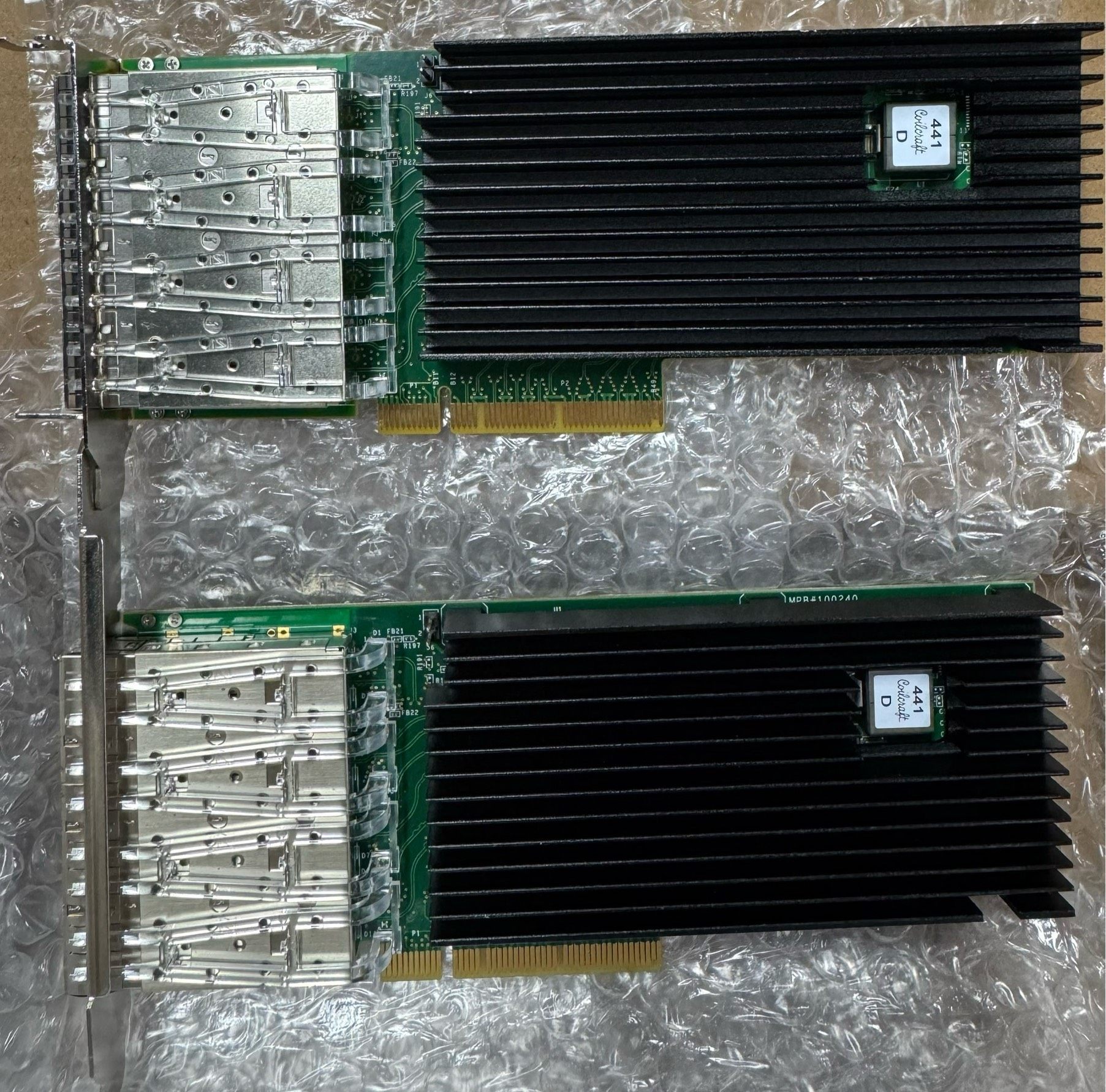 intel X710-DA4 BLK 四口万兆光纤网卡 10