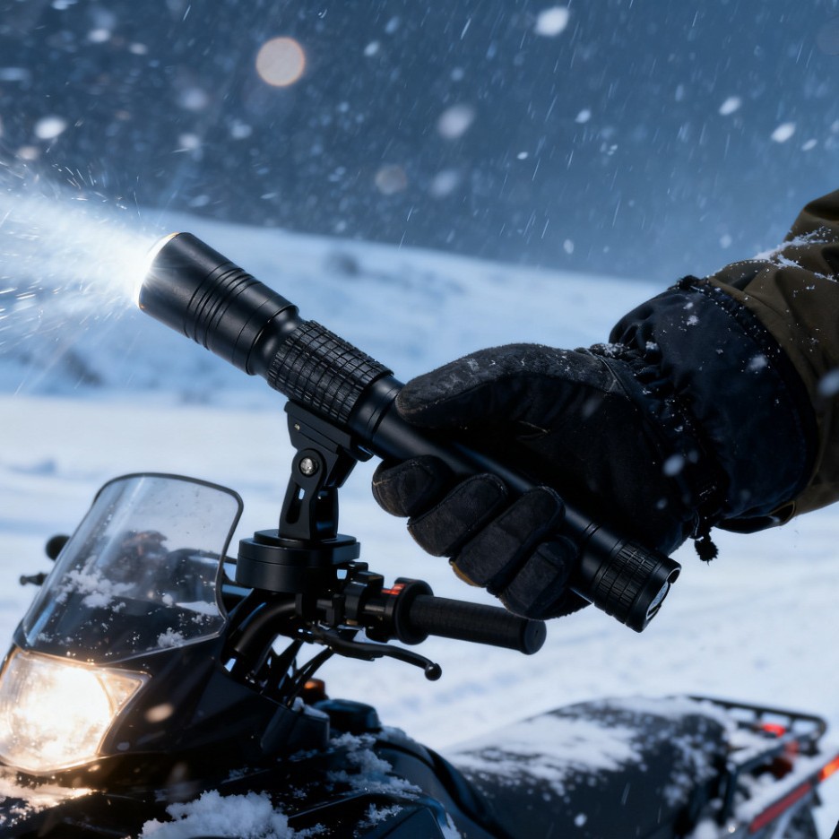 铝合金手电筒 三节五号电池 户外多功能 家用手电筒可印logo