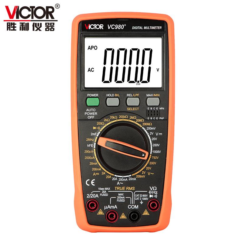 胜利VICTOR VC9806+/VC9807A+/VC980+万用表