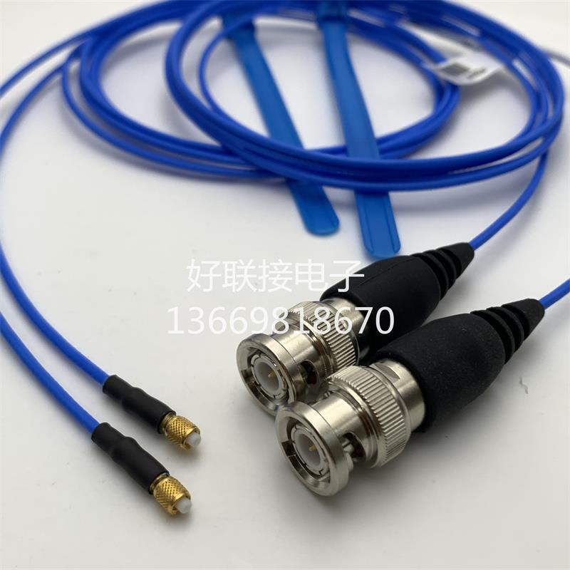 定制传感器线5-44转BNC/Q9耐高温镀银线5-44替代进口接头M3.5连接