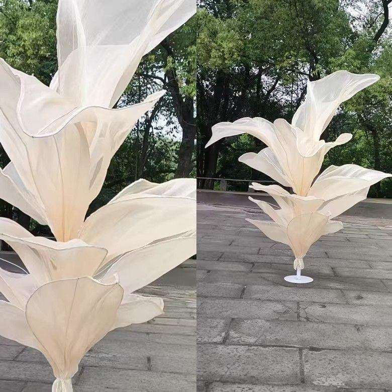 纸花蕾丝背景婚礼装饰装置艺术手工褶皱婚房巨型婚庆舞台风琴橱窗