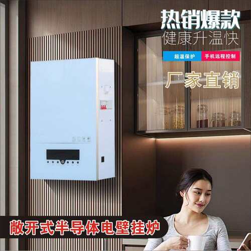 敞开式家用半导体壁挂电热水采暖炉煤改电锅炉地暖两用静音省电