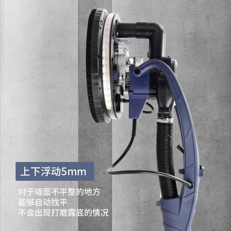 无刷墙面磨机子砂纸机打31砂超轻电动自吸磨墙墙腻壁机打机器