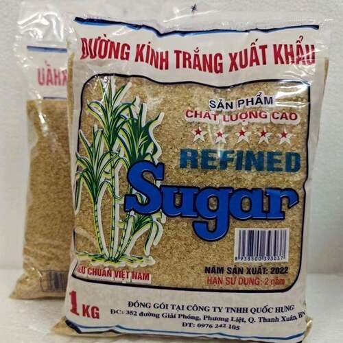 越南原装进口甘蔗糖sugar清甜黄砂糖包装标注1kg vang