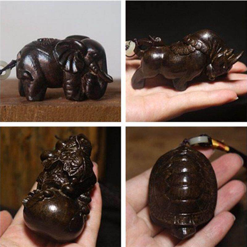 精品黑檀木文玩手把件木雕工艺品崖柏手把件葫芦手把件貔貅核桃挂