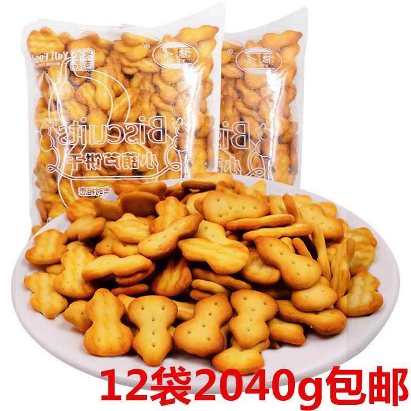 新货豫吉小葫芦饼干 干170g*12袋整箱散装雪花酥原料代餐零食小奇