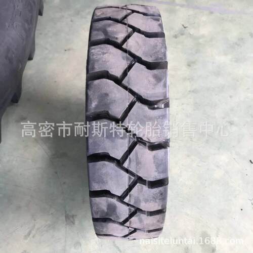 平板车轮胎5.00-8 400-8 200/50-10 6.5-10实心叉车胎