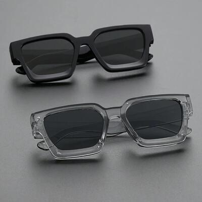 1/2Pc S Classic Fashion Square Plastic Frame Women Sunglasse