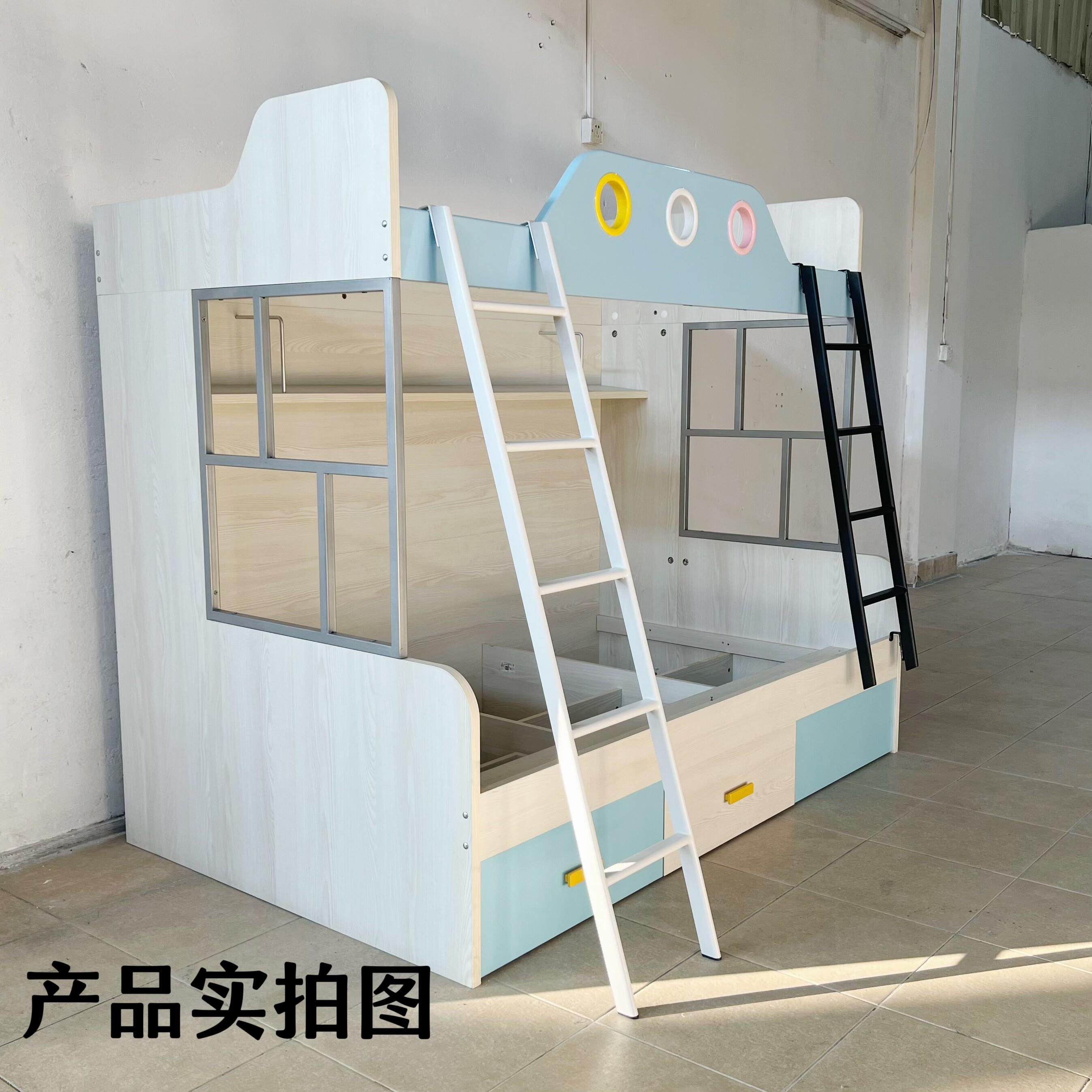 定制上下床挂梯子母床儿童床铁梯宿舍爬梯家用楼梯一体焊接梯子