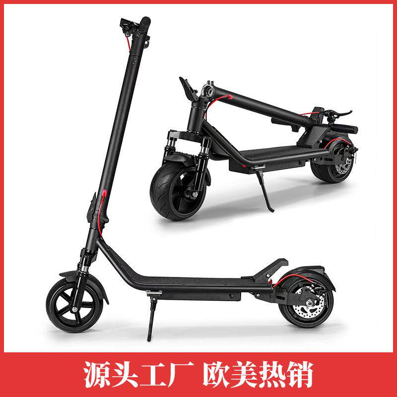 9寸宽胎ES01免充气电动滑板车海外仓滑工自板电动A行车厂仓PP