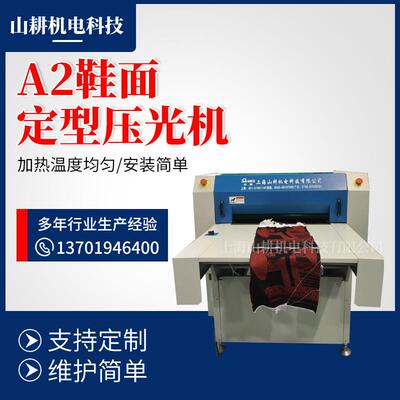 鞋面罗纹定型机水溶花边贴合面料定型压光机粘合智能压光机