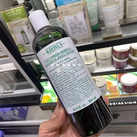 美国科颜氏kiehl's黄瓜植萃爽肤水500ml补水保湿调理水油