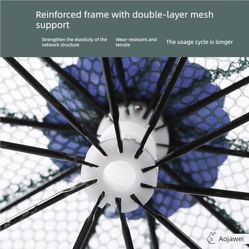 地笼鱼网结实耐用虾笼地网鱼笼加厚捕鱼笼龙