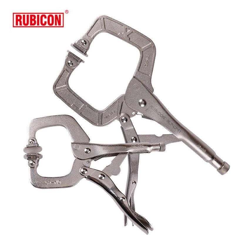 RUBICON/罗宾汉大力钳C型夹加活动嘴RLP-CP6 RLP-CP11钳台夹