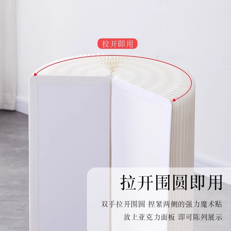 批发折叠围圆便携圆柱展示架   展会陈列门店装饰布置中岛展示台