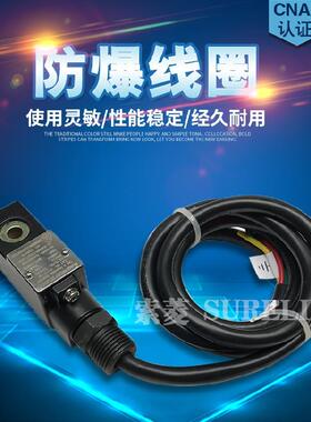 TY131-09系列防爆线圈4V210 410 4M310-08DC24VAC220V电磁阀9mm孔