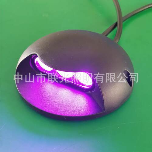 LED户外防水栈道灯步道灯台阶灯6W龟背地埋灯512外控侧发光埋地灯