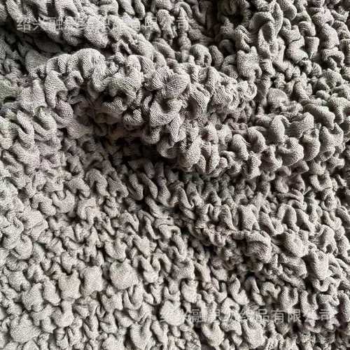 弹力皱皱泡泡布350g清新四季沙发套梭织面料云朵沙发巾椅子套布料