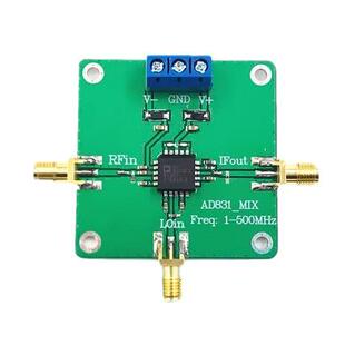 24dBm IP3通信应用 低失真单芯片500MHz射频输入 AD831混频器