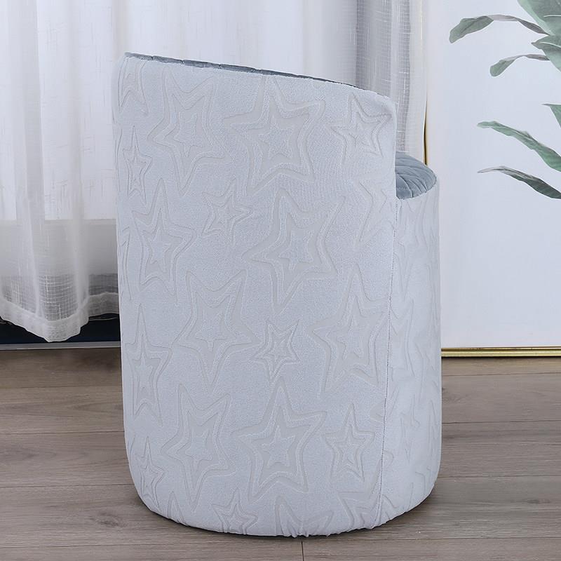 梳妆台化妆墩子套罩美甲凳子CSX坐全垫包加厚家用凳高级感圆椅垫
