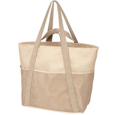 Large capacity beach bag for women, sand proof beach handba