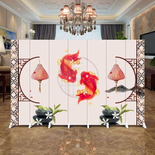 立体中式 古风屏风隔断办公室茶馆卧室遮挡可移动折叠屏风隔断客厅