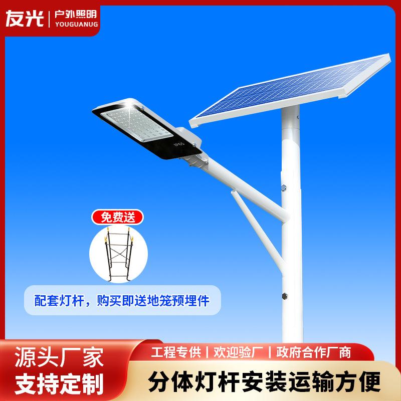 市政工程6米8米太阳能路灯杆户外庭院照明新农村led路灯新中式