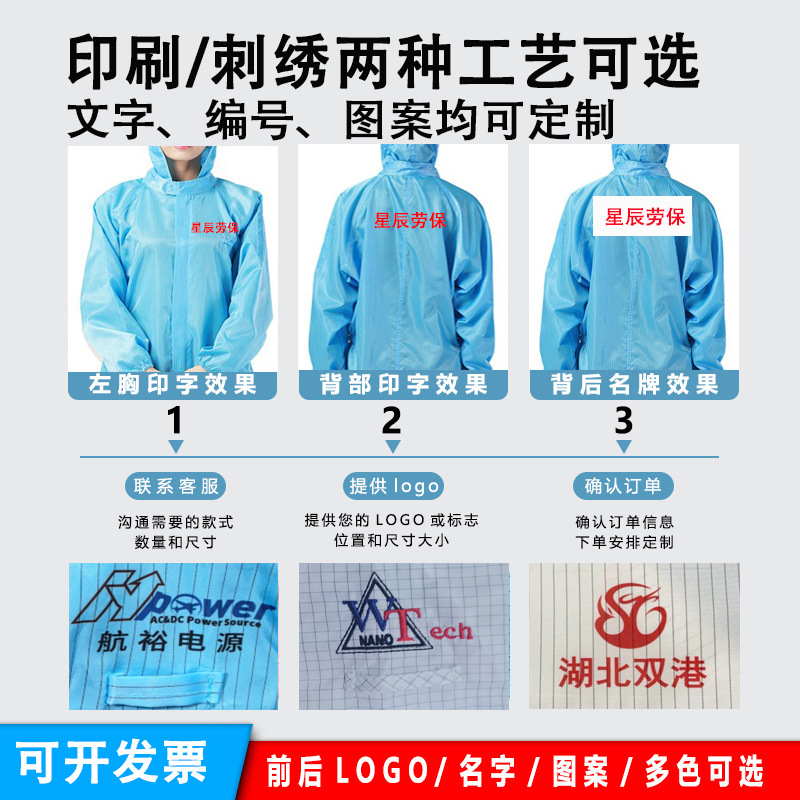 防静电连体服工作服连体防静电服