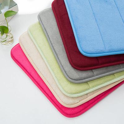Soft Memory Foam Bath Bathroom Floor Shower Rug Non-slip Mat
